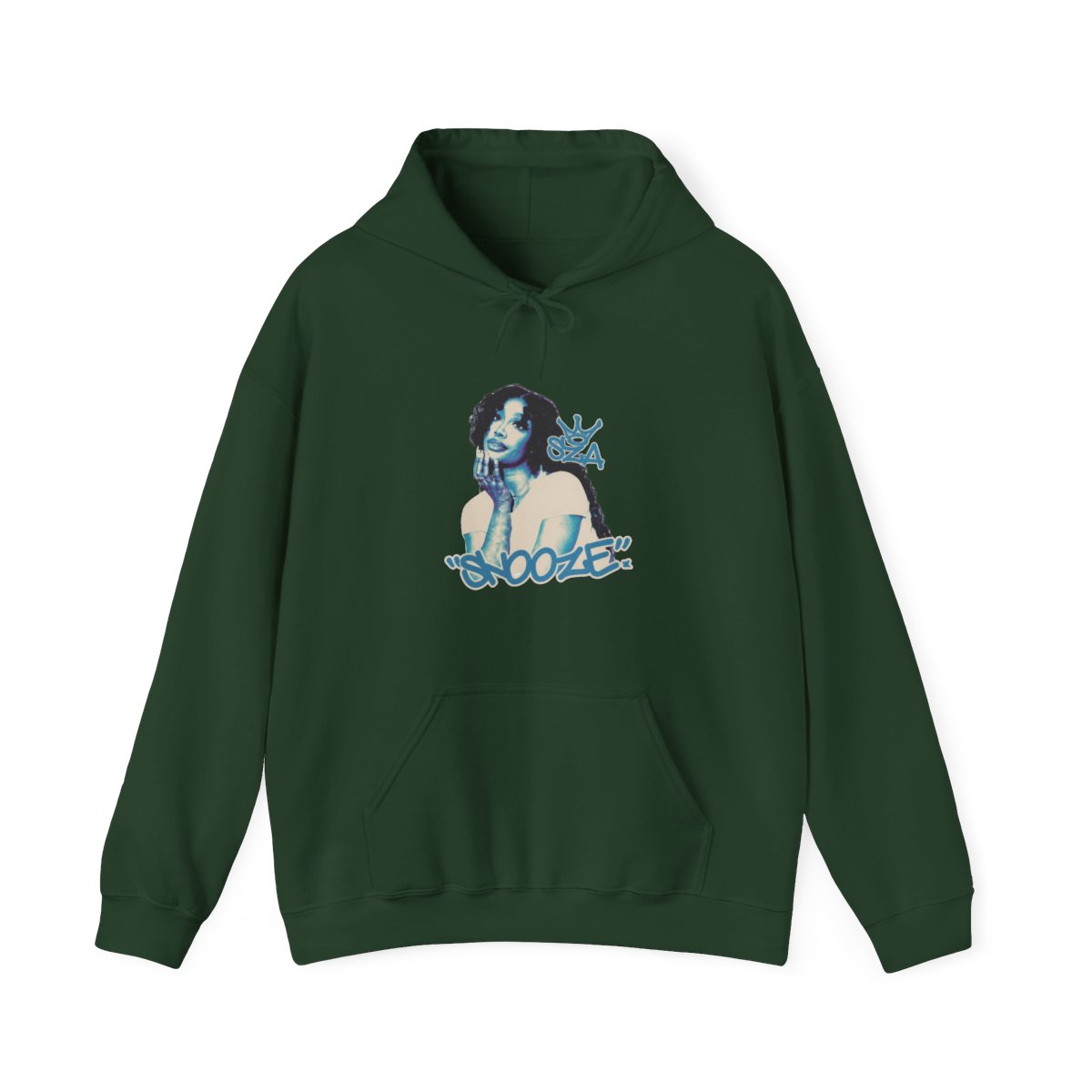 SNOOZE by SZA fan art Hoodie - alternate angle 2, merchandise