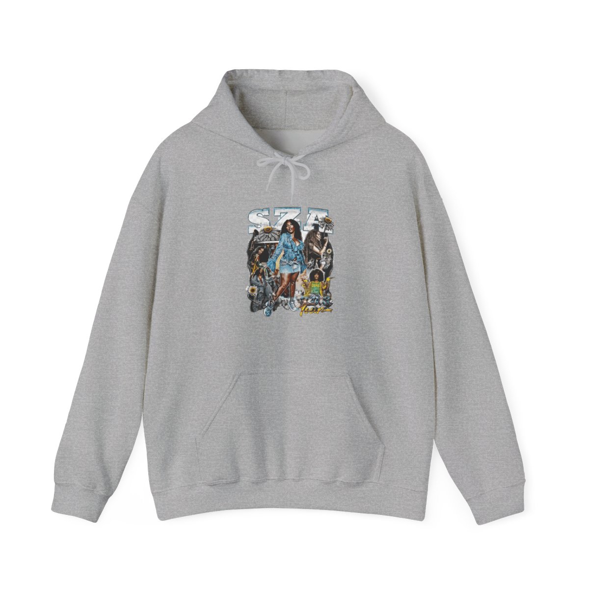 SZA SOS Tour Vintage Bootleg Collage Hoodie