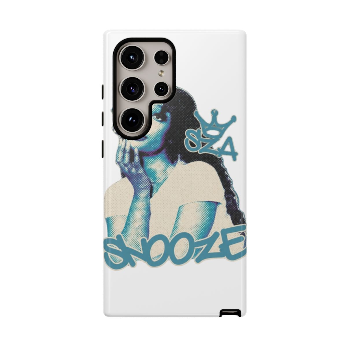 SNOOZE by SZA fan art Phone Case - alternate angle 2, merchandise