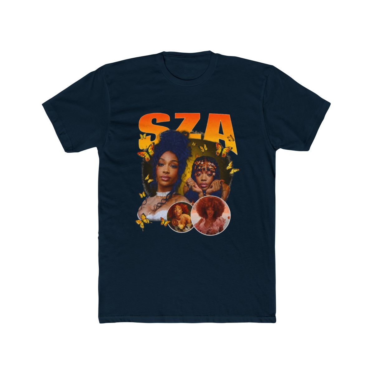 SZA Vintage R&B Collage T Shirt - alternate angle 3, merchandise
