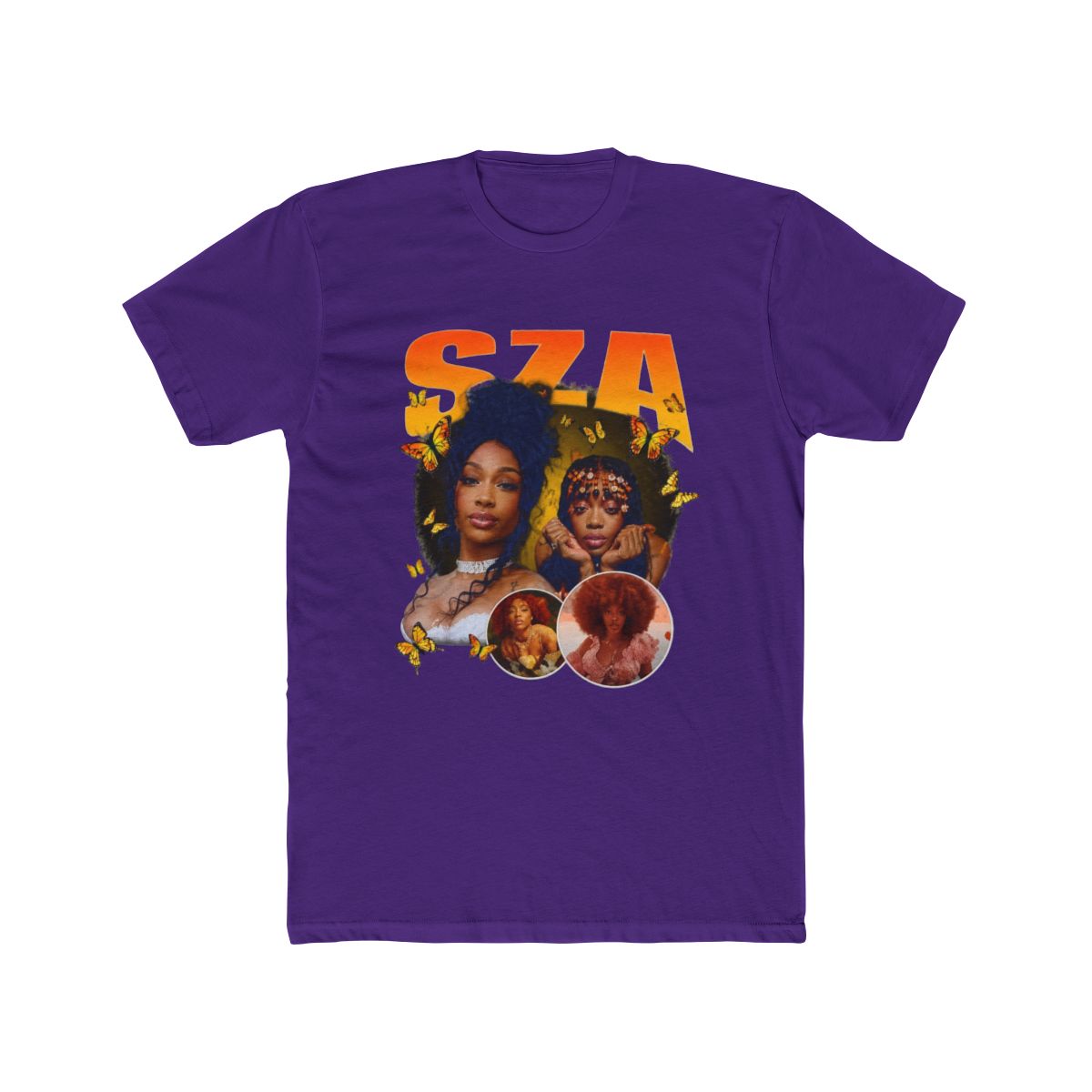 SZA Vintage R&B Collage T Shirt - alternate angle 4, merchandise