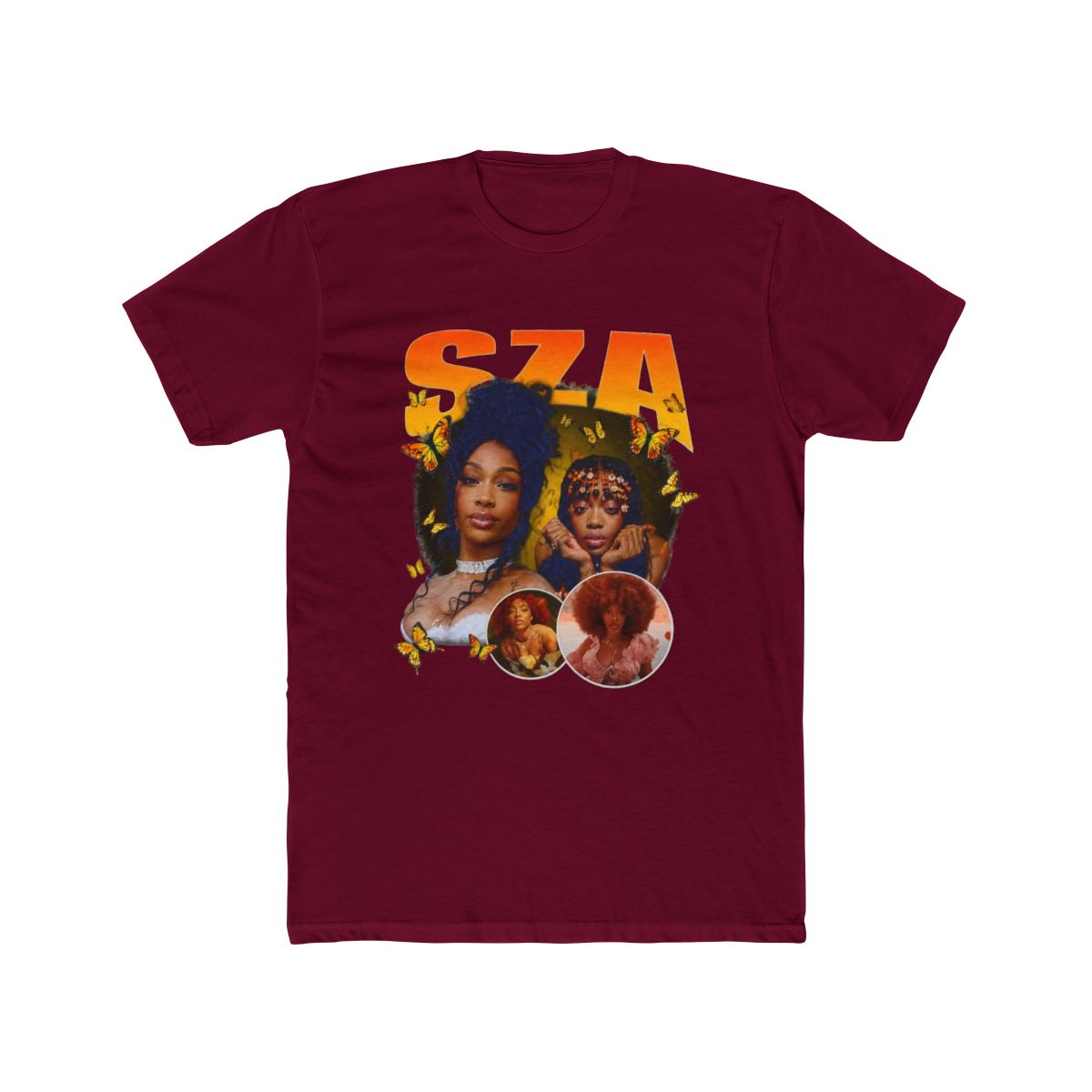 SZA Vintage R&B Collage T Shirt - alternate angle 5, merchandise
