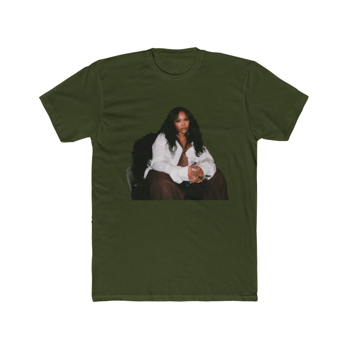 SZA R&B Music Star Fan Tribute Long Sleeve T Shirt - alternate angle 4, merchandise