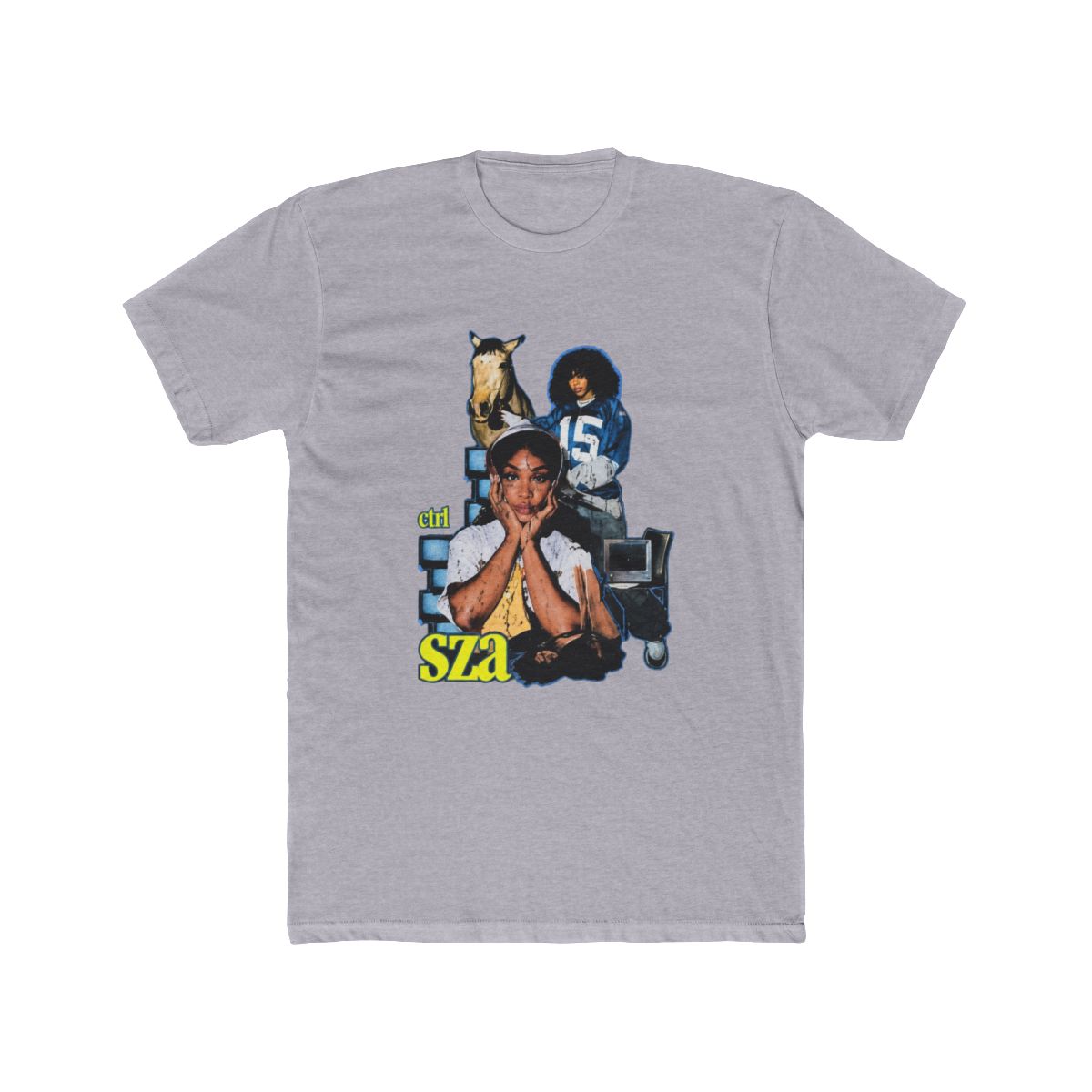 SZA Ctrl Album Aesthetic Tribute T Shirt - alternate angle 2, merchandise