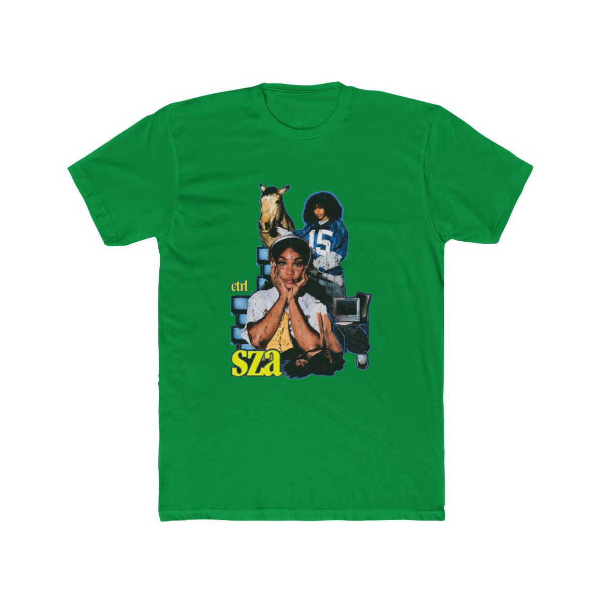 SZA Ctrl Album Aesthetic Tribute T Shirt - alternate angle 4, merchandise