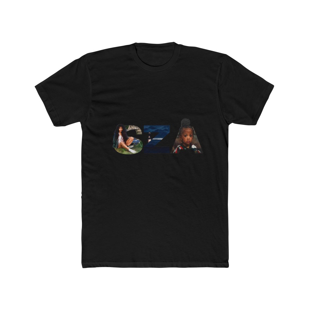 SZA SOS Album Art Letters Music Merch T Shirt - alternate angle 3, merchandise