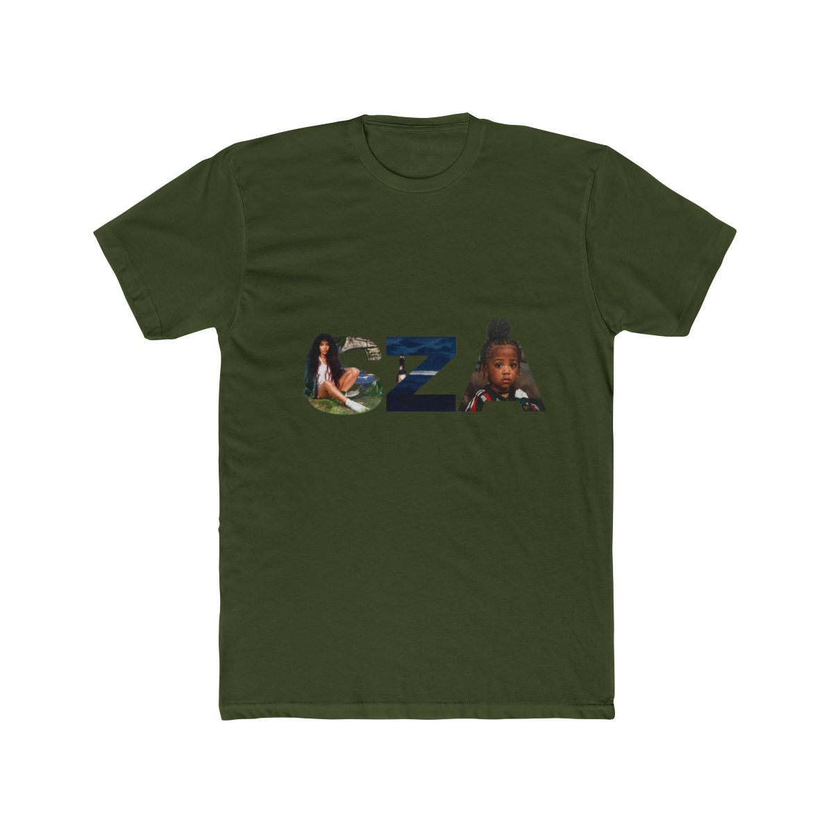 SZA SOS Album Art Letters Music Merch T Shirt - alternate angle 5, merchandise
