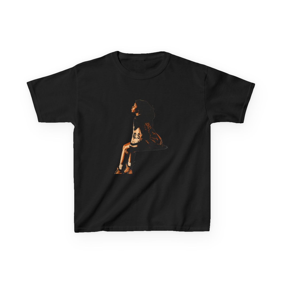 SZA - SOS vintage version Kids T-Shirt - alternate angle 2, merchandise