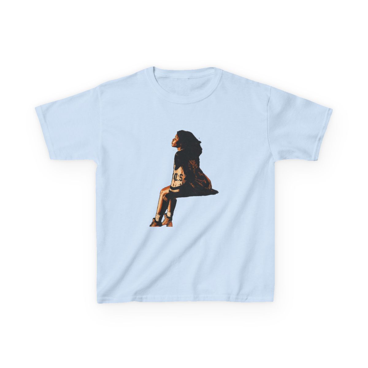 SZA - SOS vintage version Kids T-Shirt - alternate angle 4, merchandise