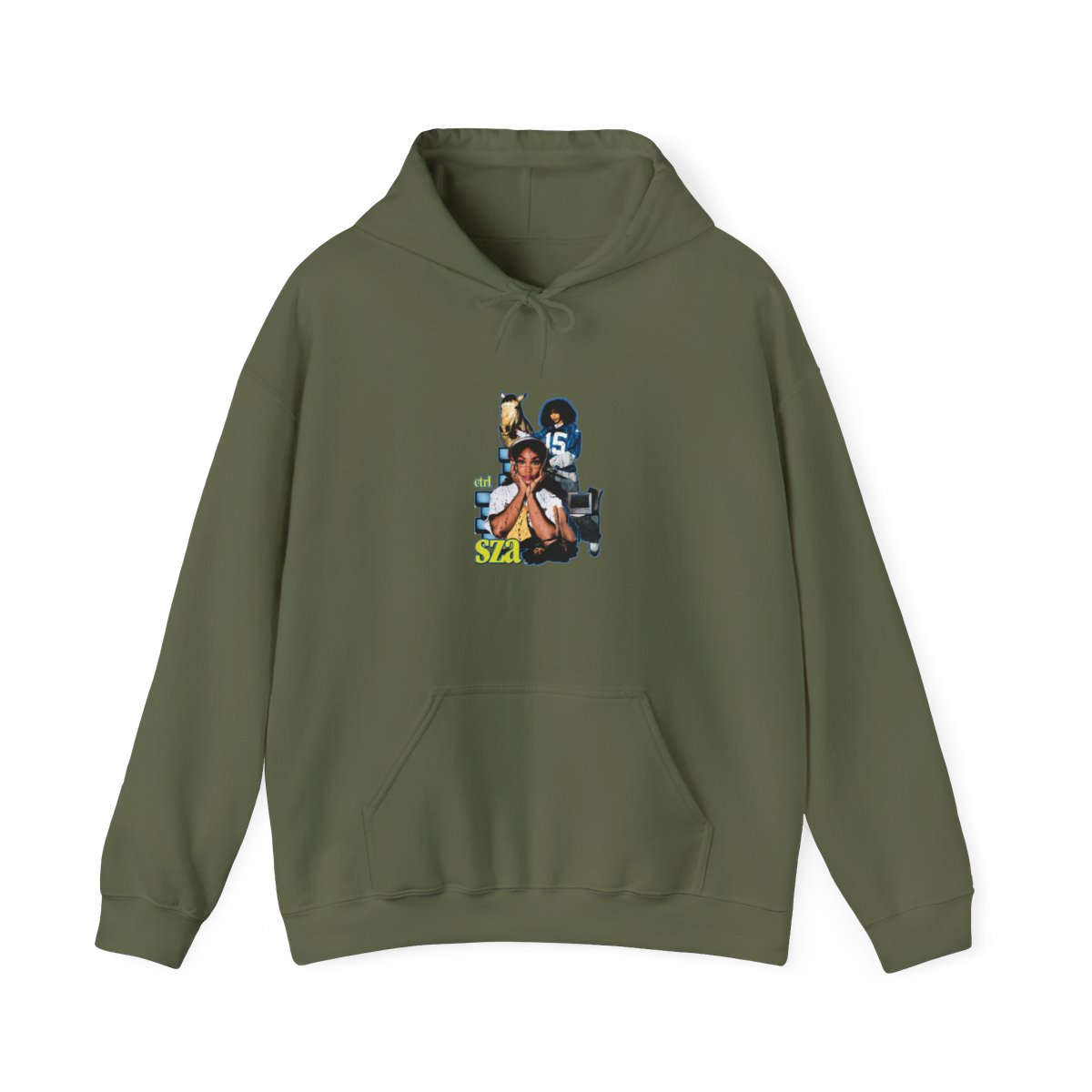 SZA Ctrl Album Aesthetic Tribute Hoodie - alternate angle 4, merchandise