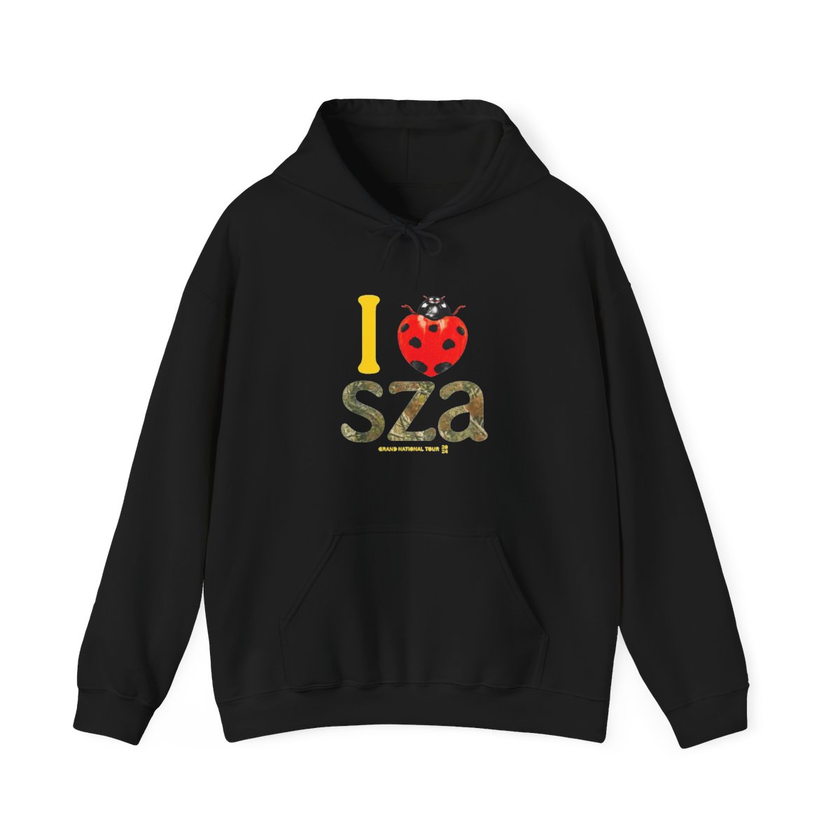I Heart SZA Camo Hoodie