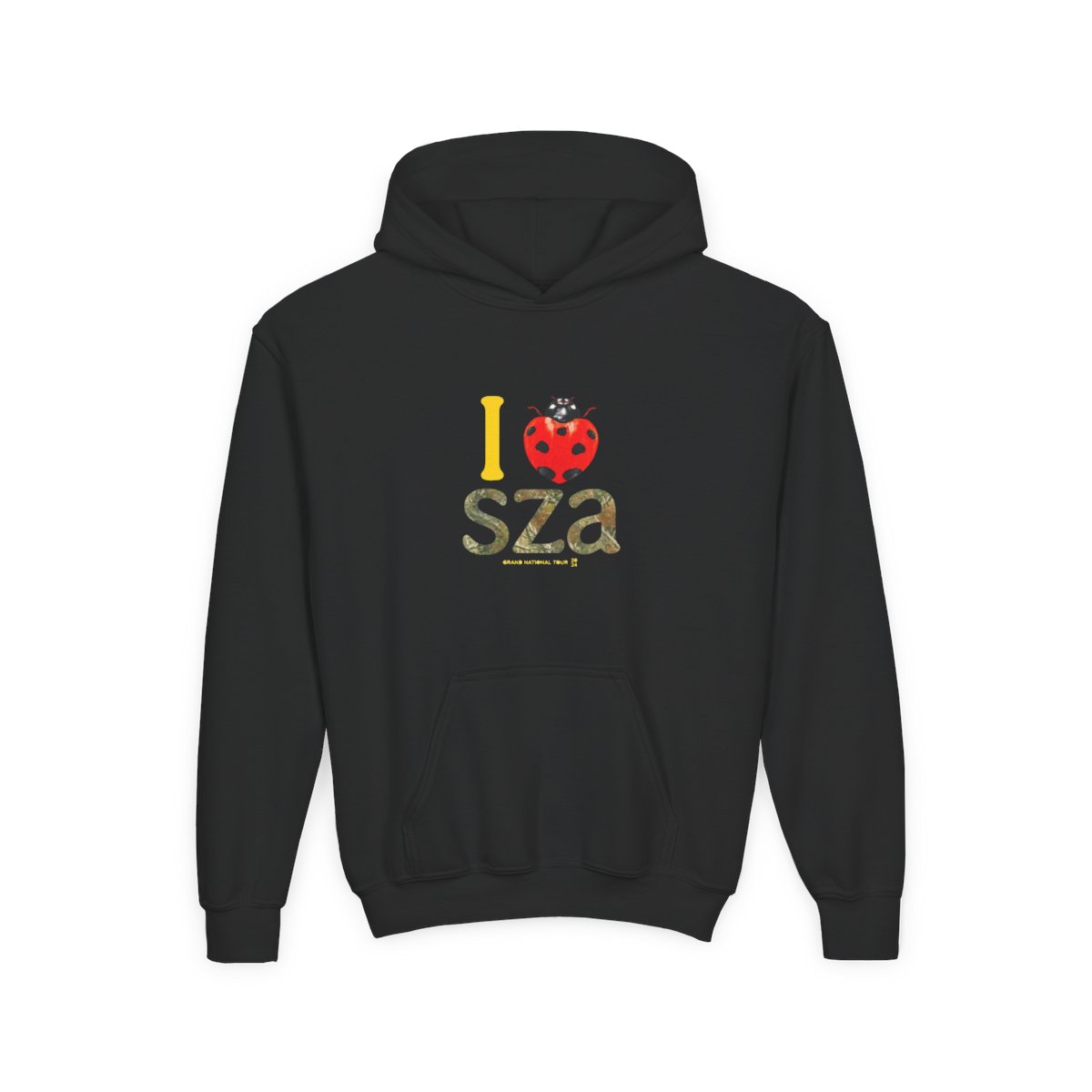 I Heart SZA Camo Kids Hoodie