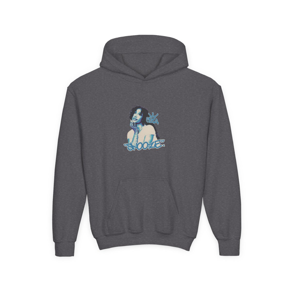 SNOOZE by SZA fan art Kids Hoodie - alternate angle 4, merchandise