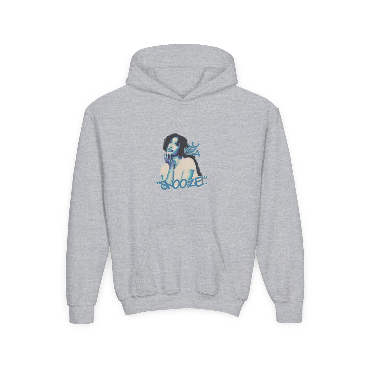SNOOZE by SZA fan art Kids Hoodie - alternate angle 2, merchandise