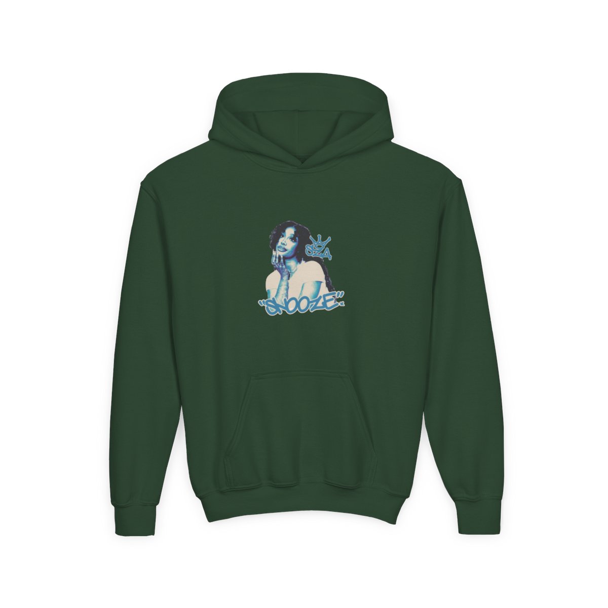 SNOOZE by SZA fan art Kids Hoodie - alternate angle 3, merchandise