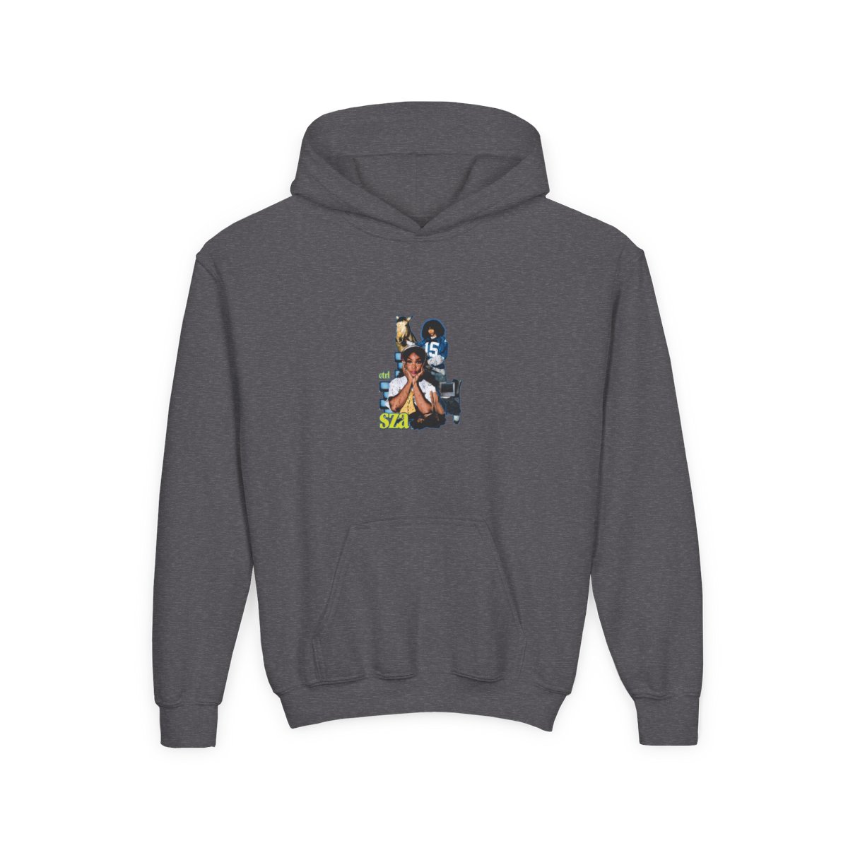 SZA Ctrl Album Aesthetic Tribute Kids Hoodie - alternate angle 3, merchandise