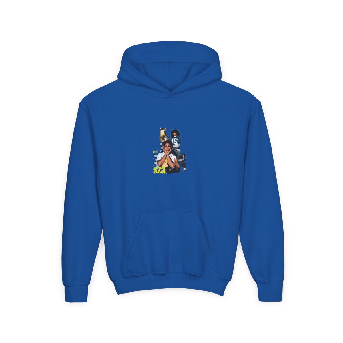 SZA Ctrl Album Aesthetic Tribute Kids Hoodie - alternate angle 5, merchandise