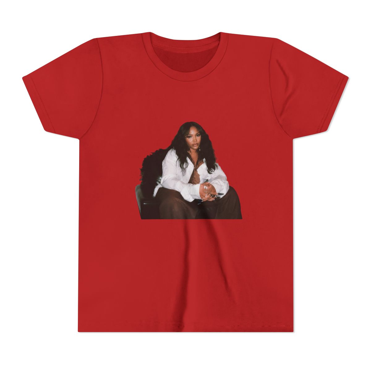 SZA R&B Music Star Fan Tribute Kids T Shirt - alternate angle 5, merchandise