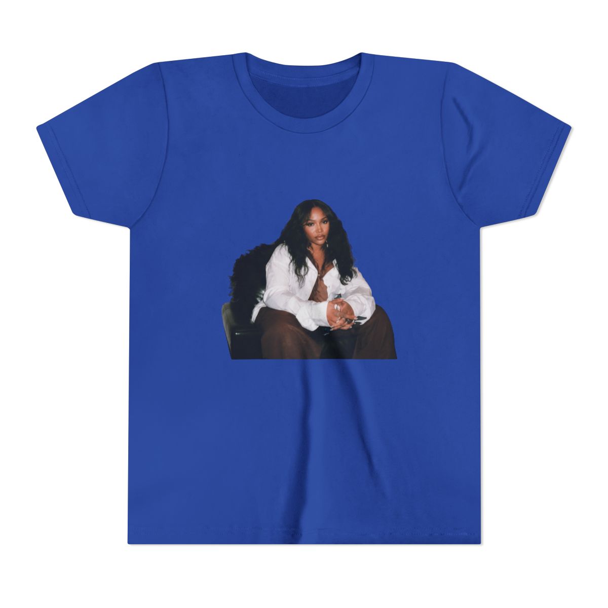 SZA R&B Music Star Fan Tribute Kids T Shirt - alternate angle 3, merchandise