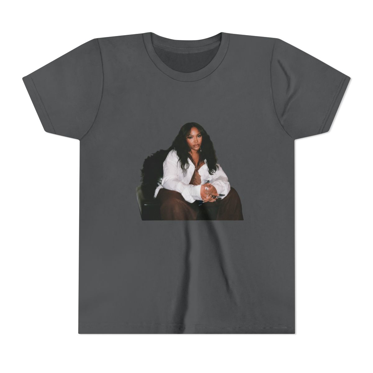 SZA R&B Music Star Fan Tribute Kids T Shirt - alternate angle 4, merchandise