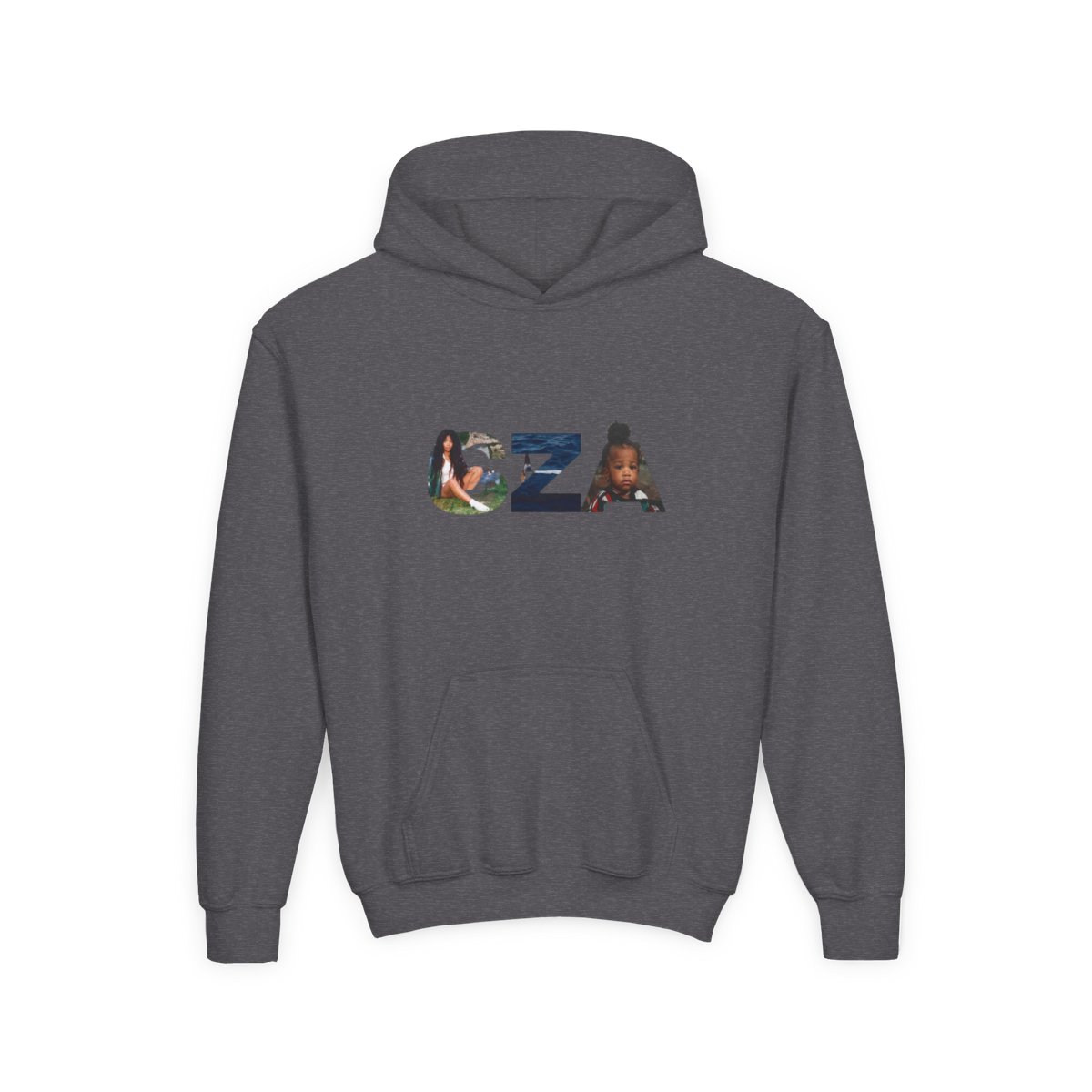 SZA SOS Album Art Letters Music Merch Kids Hoodie - alternate angle 3, merchandise