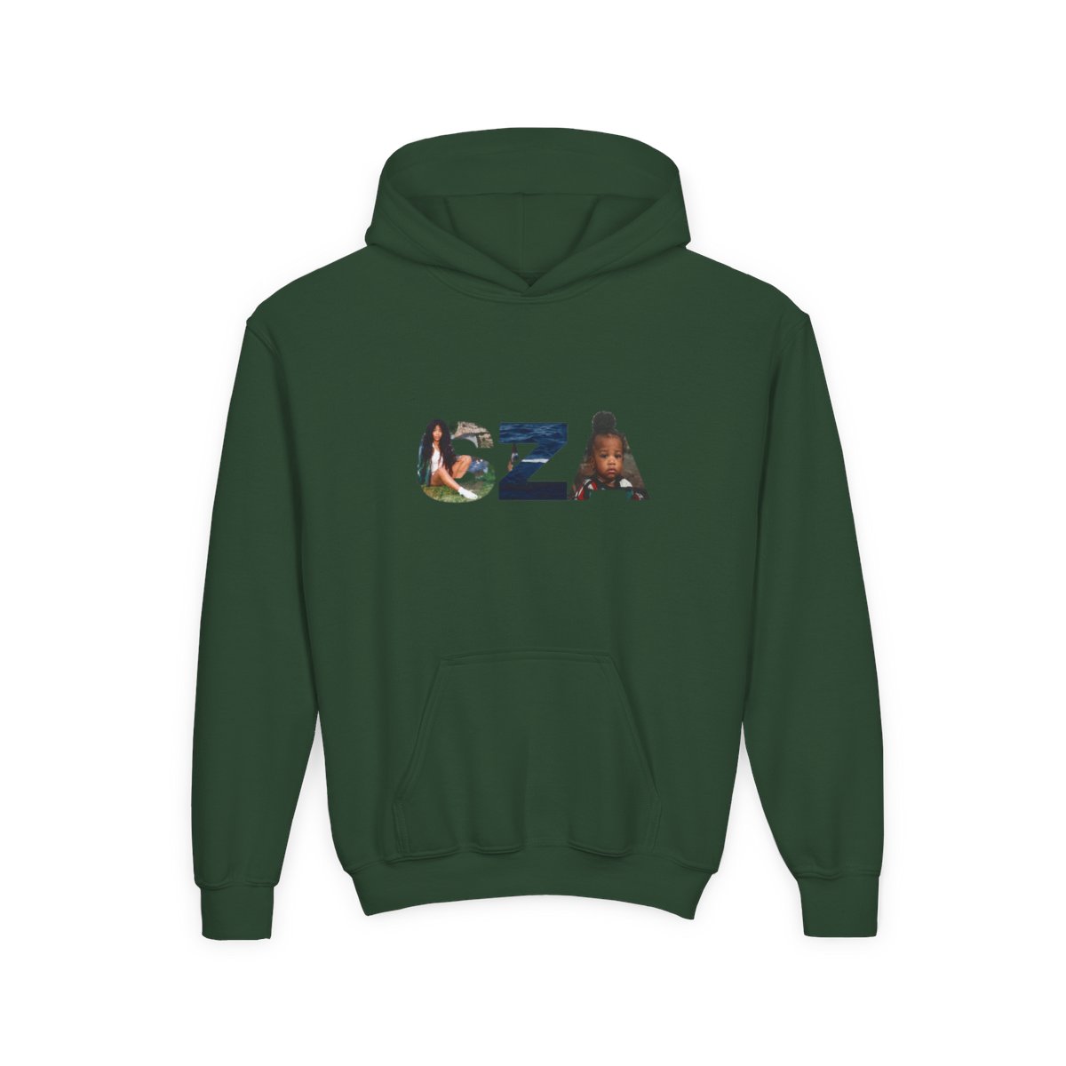 SZA SOS Album Art Letters Music Merch Kids Hoodie - alternate angle 2, merchandise