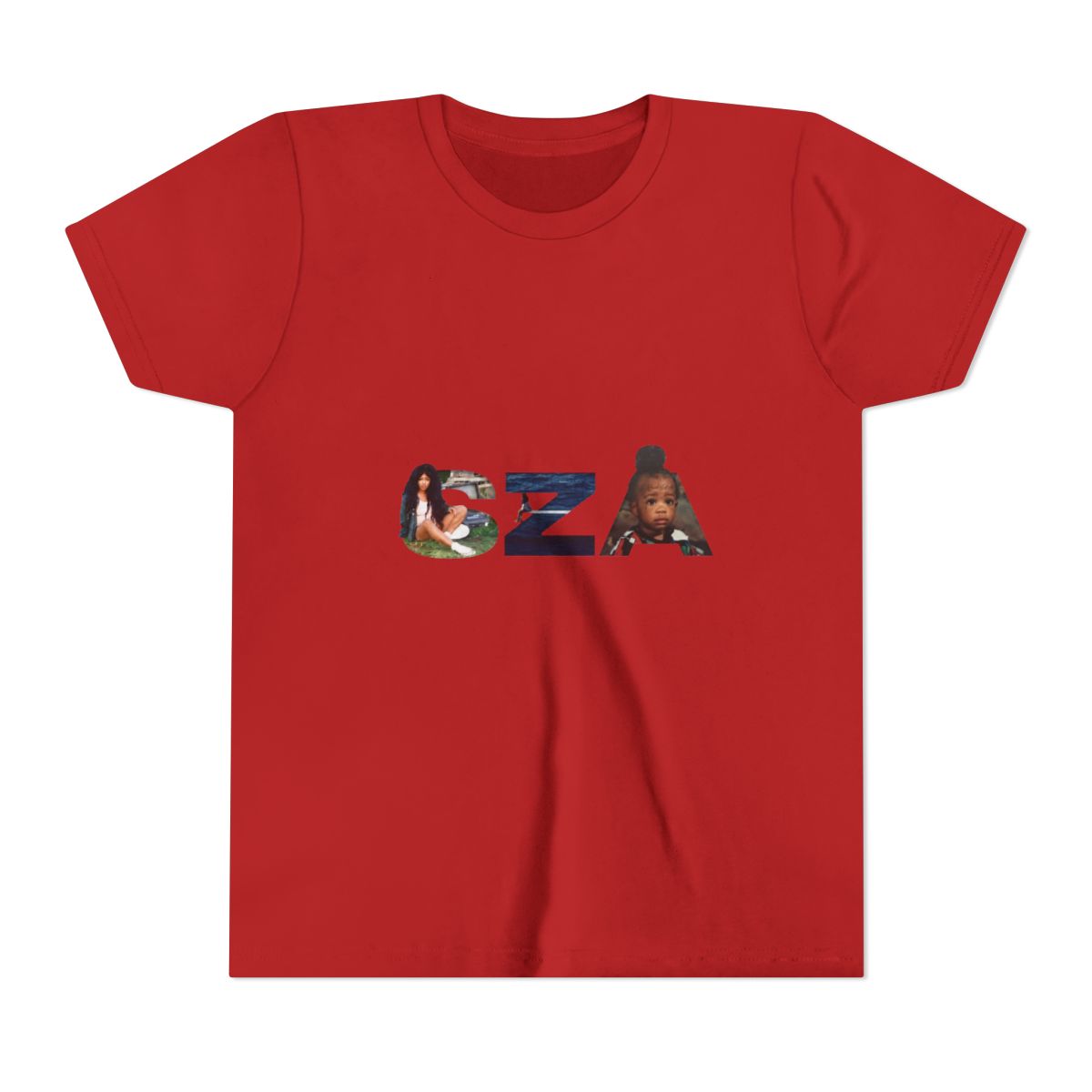 SZA SOS Album Art Letters Music Merch Kids T Shirt - alternate angle 5, merchandise