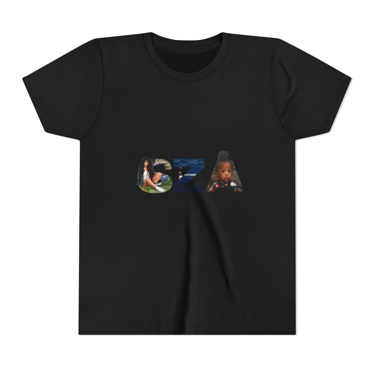 SZA SOS Album Art Letters Music Merch Kids T Shirt