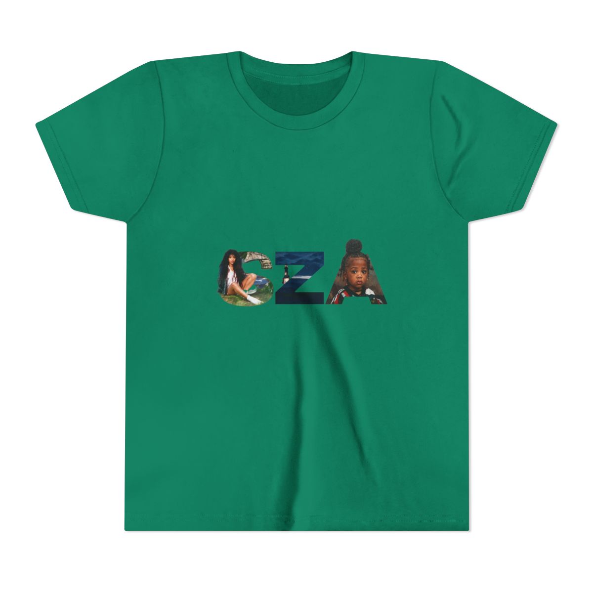 SZA SOS Album Art Letters Music Merch Kids T Shirt - alternate angle 3, merchandise
