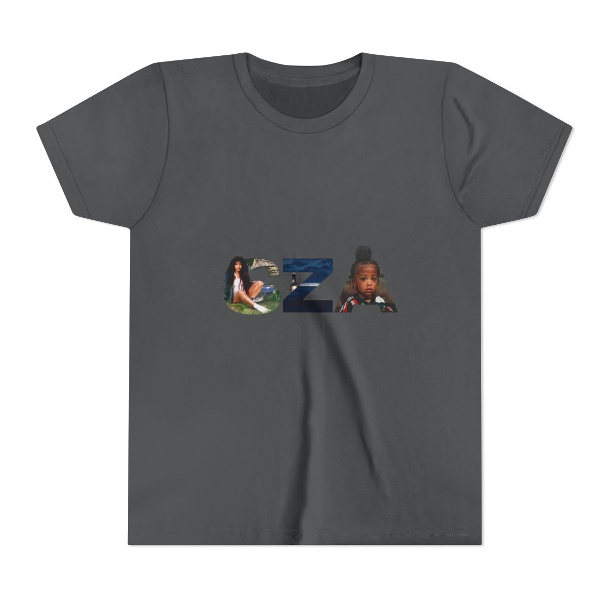 SZA SOS Album Art Letters Music Merch Kids T Shirt - alternate angle 5, merchandise